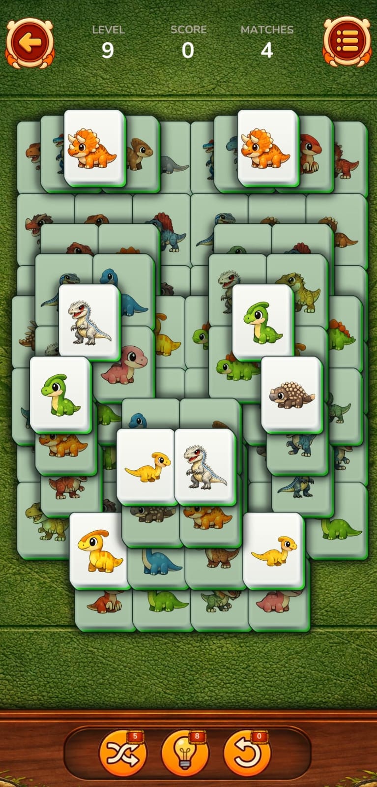 Dino Mahjong Discovery screenshot 2
